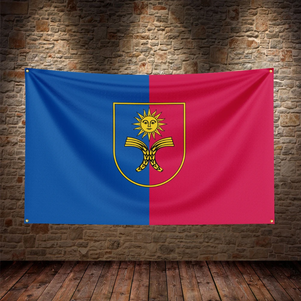 

3X5Ft Khmelnytskyi Oblast Ukraine Flag For Decor