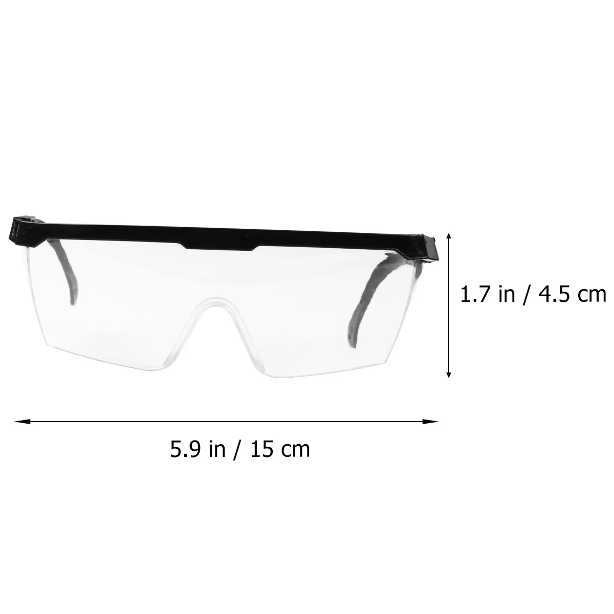 

1Pcs Black Dust Wind Protective Goggles Multi-Function Eye Mask Outdoor Use Spittle Baffle Protective Glasses Lightweight