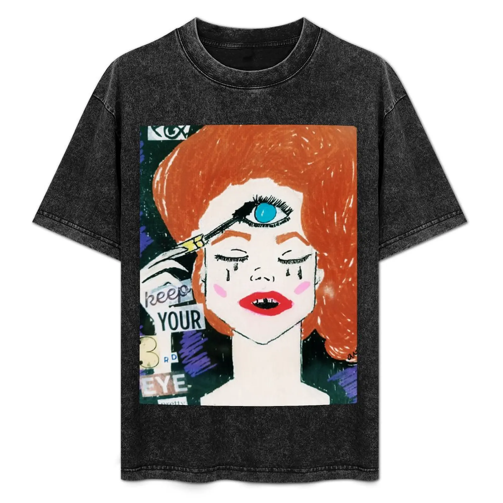 

Third Eye T-Shirt Novelty Print Casual Tee Shirt