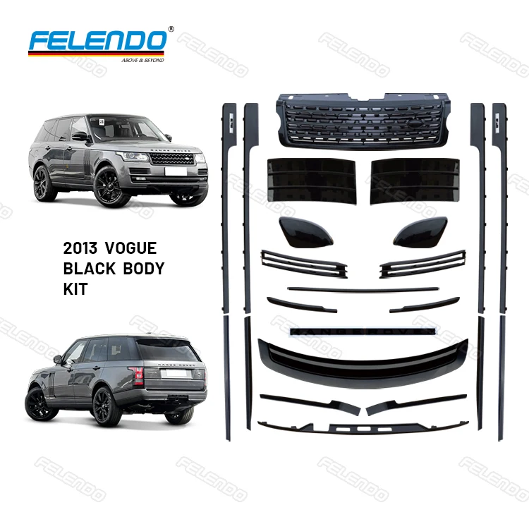 High quality Car  Body Kit For Range Rover Vogue L405 2013-2017 STD Black Version Car Facelift Trimming Kit