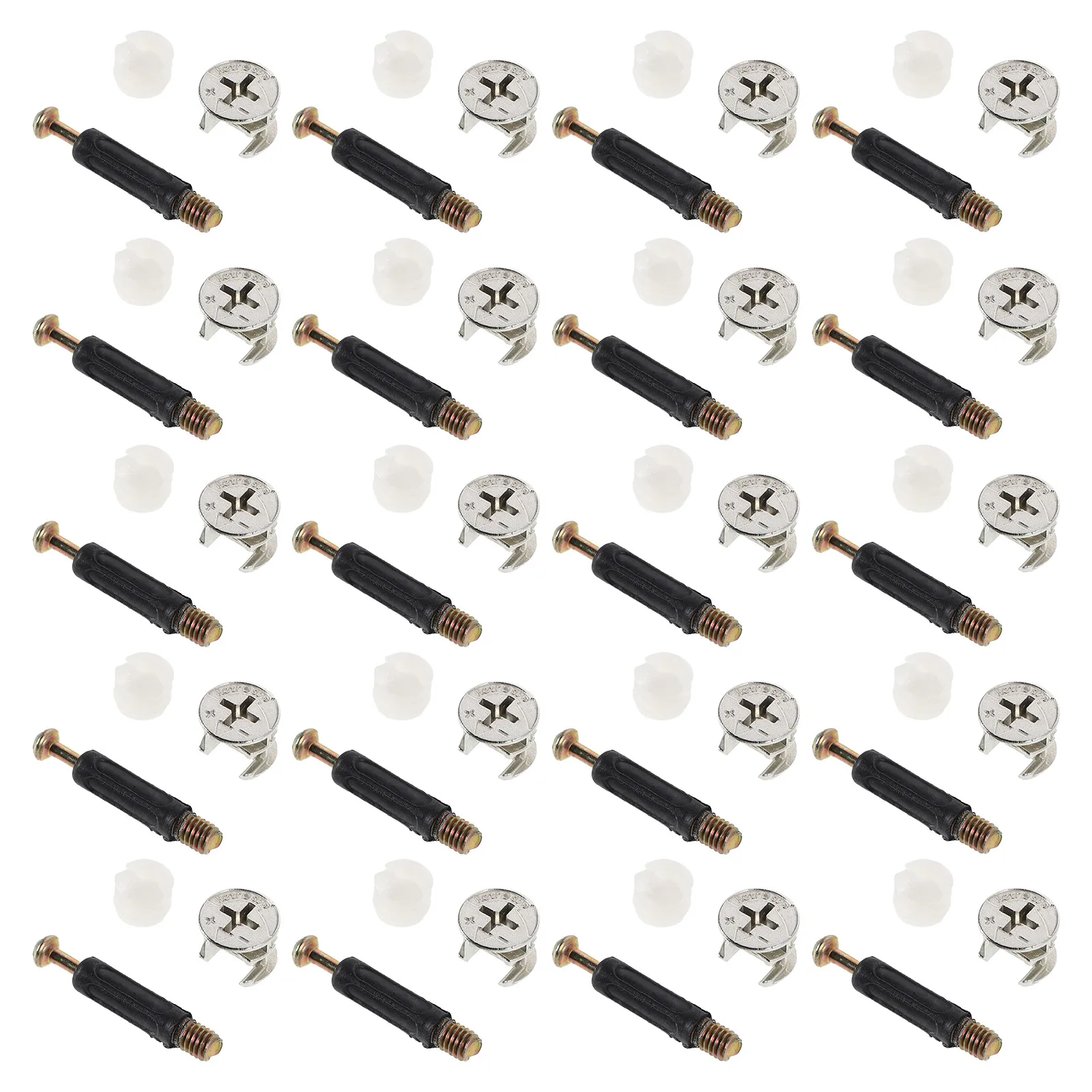 

1Set Furniture Wardrobe Connection Rod Kit Secure Cabinet Connector Hardware Fastener Cam Screws Assembly Fittings