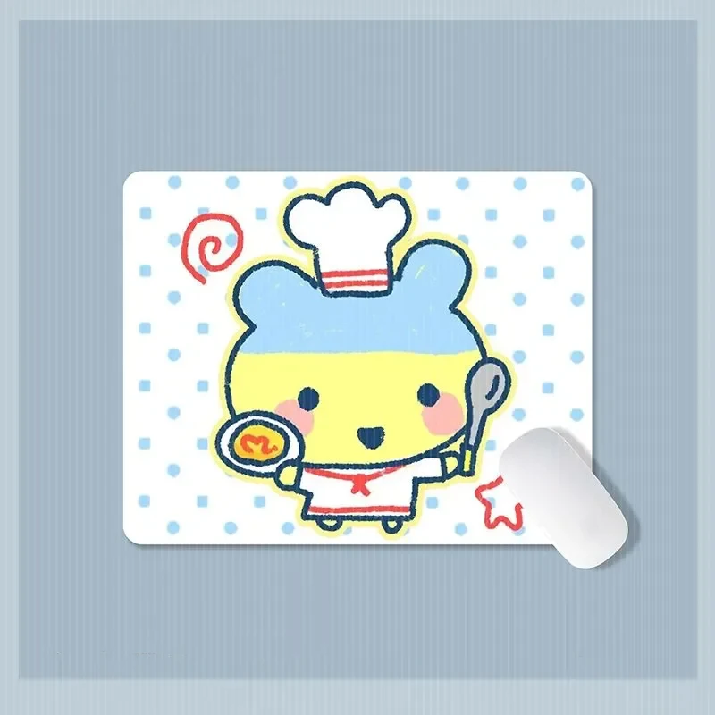 Japan Cartoon Kawaii süße Cartoon Student Glas Mauspad |   Design-Büro-Schreibtischunterlage für Keyboard Gaming, kreatives Dekor