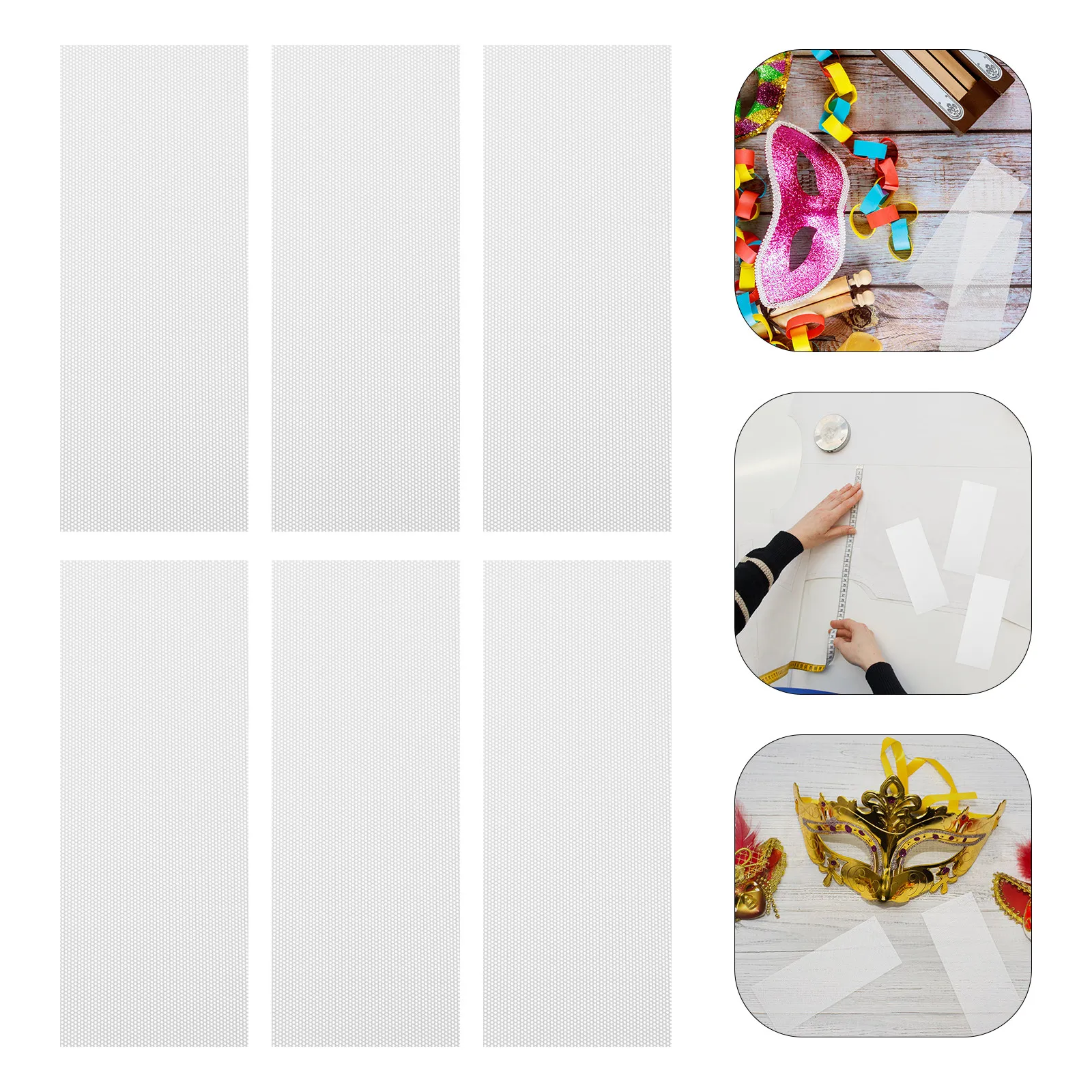 

10 шт. белых сетчатых листов из ПВХ для глаз масок, пластиковая сетка для косплея, принадлежности для изготовления костюмов, заготовки для глаз фурсьюта