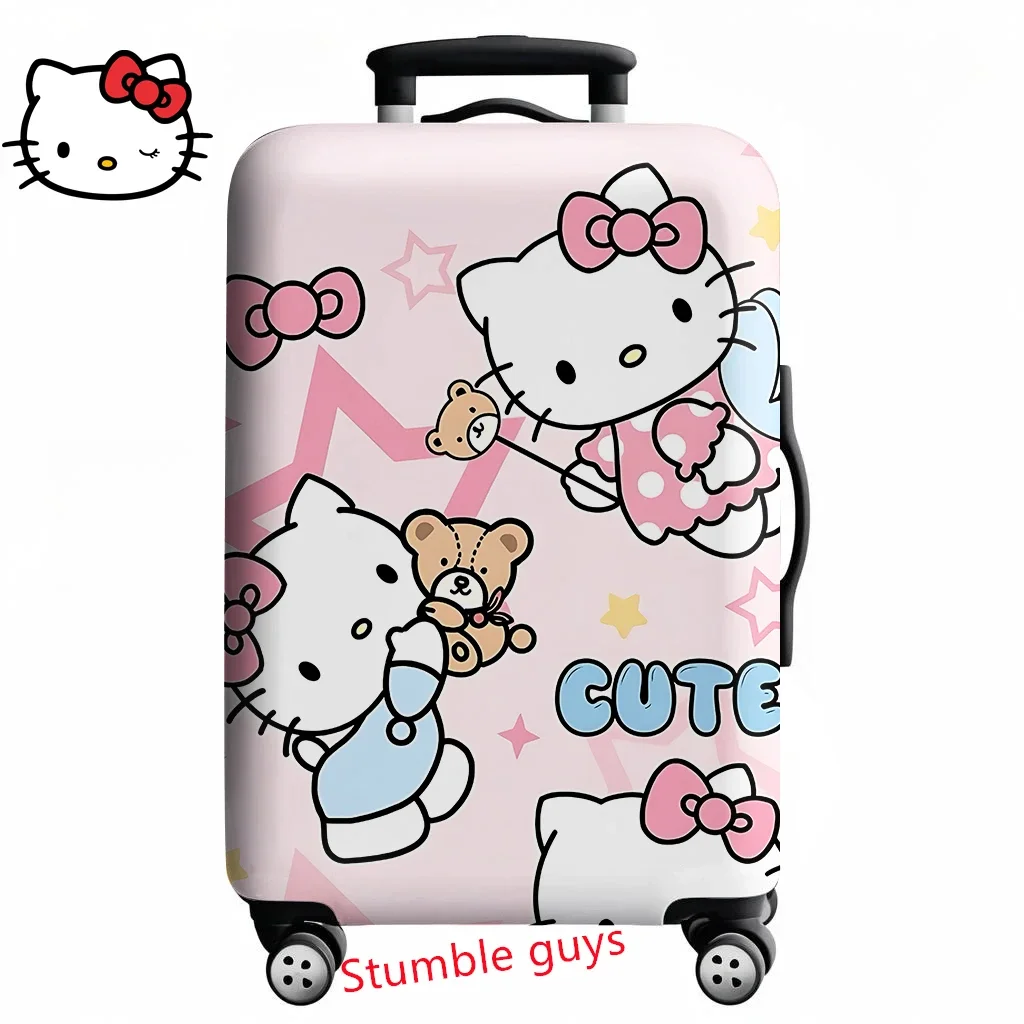 Anime Kawaii Hello Kitty Kofferhülle passend für 18-32 Zoll Gepäck Reiseschutz für Fans