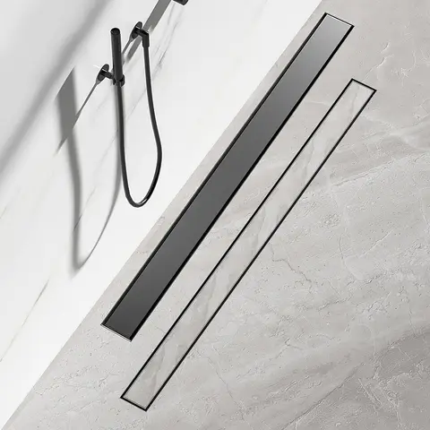 보이지 않는 욕실 바닥 배수구 20-120CM 정사각형 폐기물 필터 배수 8CM 와이드 냄새 방지 샤워 배수구 스트레이너