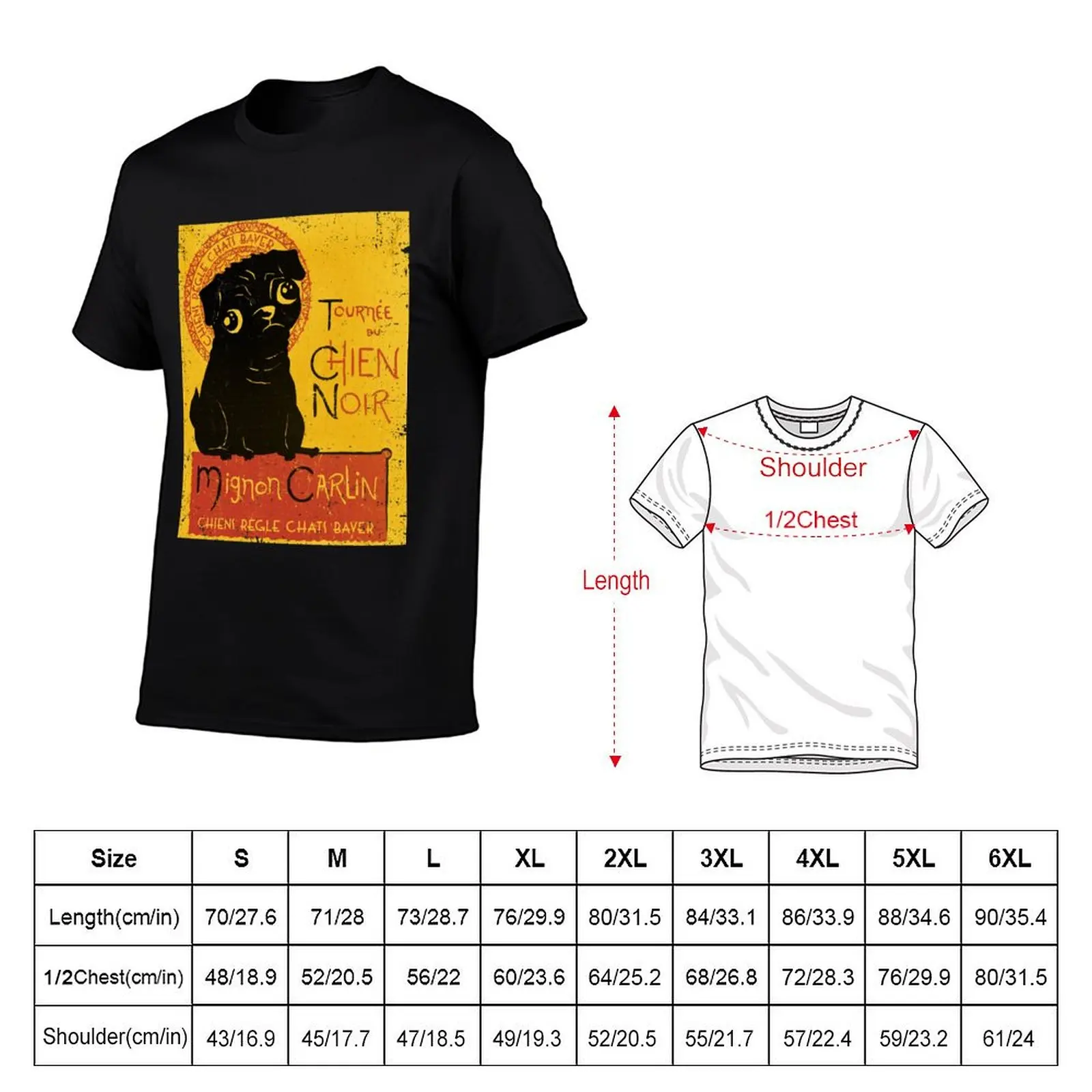 Le Chien Noir T-Shirt street wear plain shirts men graphic