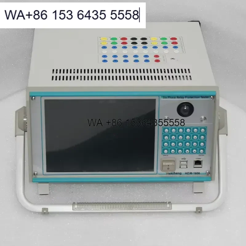 Wmwmnu for Huazheng HZJB-1600 GPS 6 Phase Relay Protection Tester High Accuracy IP65 Microcomputer 60 30A AC 60 125V DC