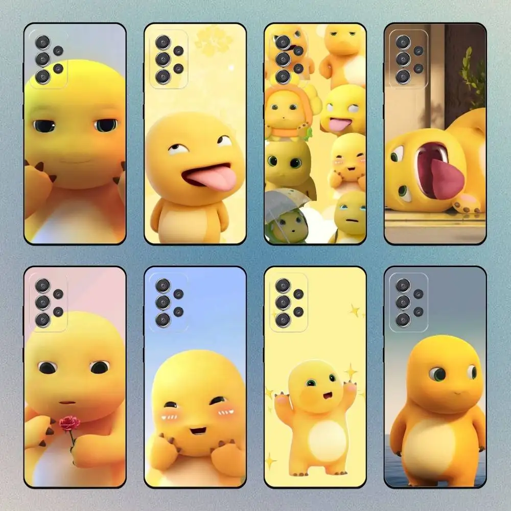 Custodia per telefono C-Cute N-Nailong per Samsung S25, S24, S21, S22, S23, S30, Ultra, S20 Custodia morbida nera