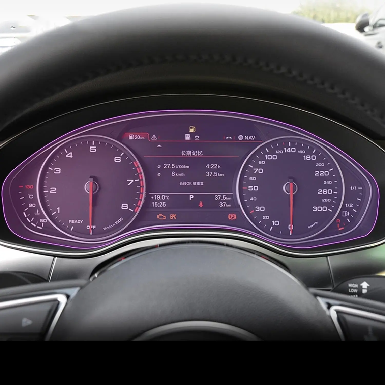 

Защитная пленка для экрана из ТПУ для Audi A6 A7 C7 2012-2018, приборной панели автомобиля