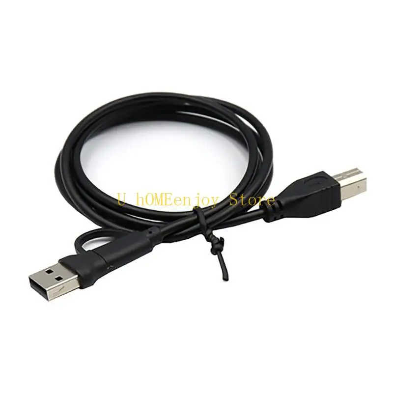 B0KF Durable USB Cable USB TYPE C Male To USB2.0 Type-B Male OTG Cable Long lasting