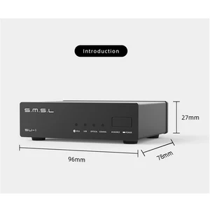 SMSL SU1 MQAオーディオDAC HI-RES HIFI MINI DESKTOP DECODER MQA-CD AK4493S XMOS PCM768 DSD512 USB in Android iOS Win7 8 10 11 SU-1 6ベストセールストッピングPA3S -2