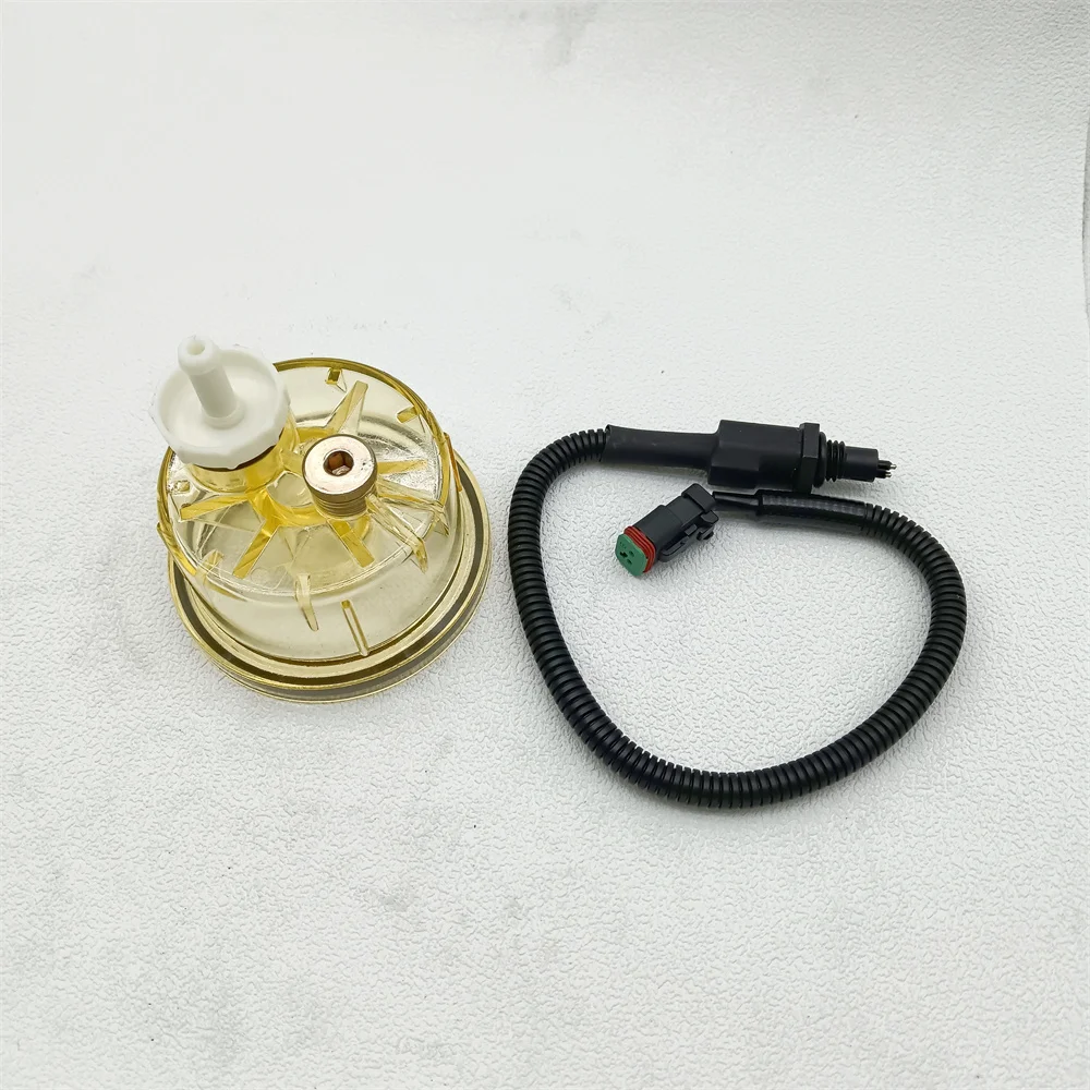 Fuel Pre-filter Bowl 600-311-3640 Oil Water Separator Sensor 600-311-3721 6003113721 6003113640 For Excavator PC200-8 PC300-8