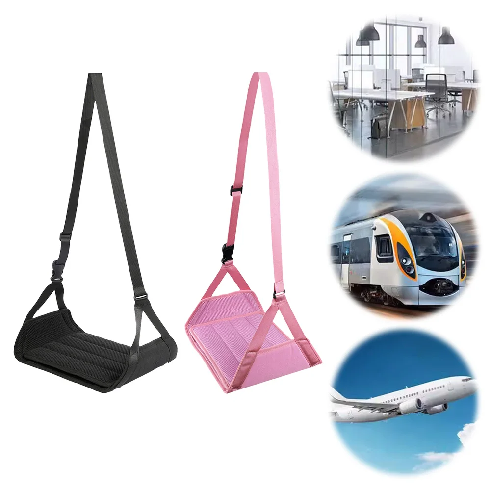 

Aircraft Hammock Support Plate Adjustable Portable Plane Footrest Lightweight Leg Support Foot Pad for Work Feet Care