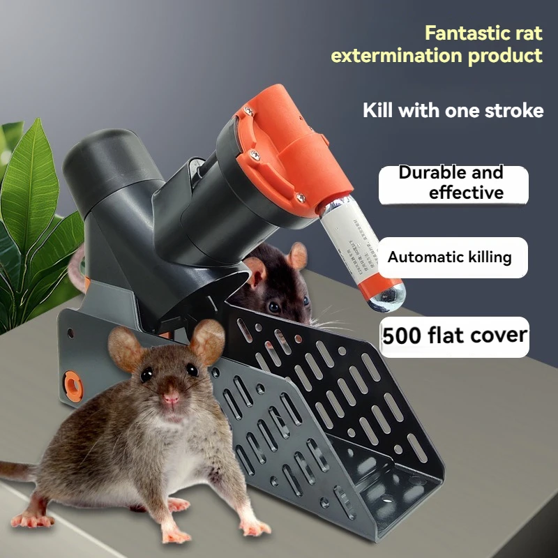 

Fully Automatic Mouse trap Non-Toxic Mouse&Rat Trap Auto Reset Rodent Killing Machine Without Gas Cylinders