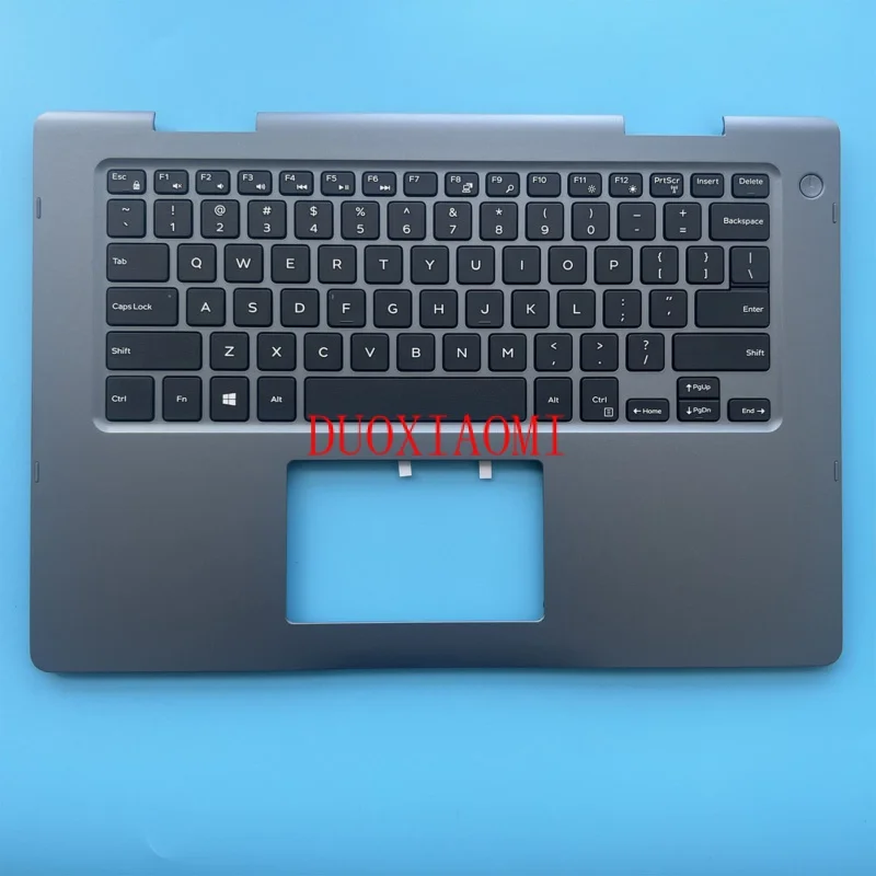 

New For Dell Inspiron 14 5481 Palmrest Upper Case Keyboard Gray 0XHYYJ XHYYJ