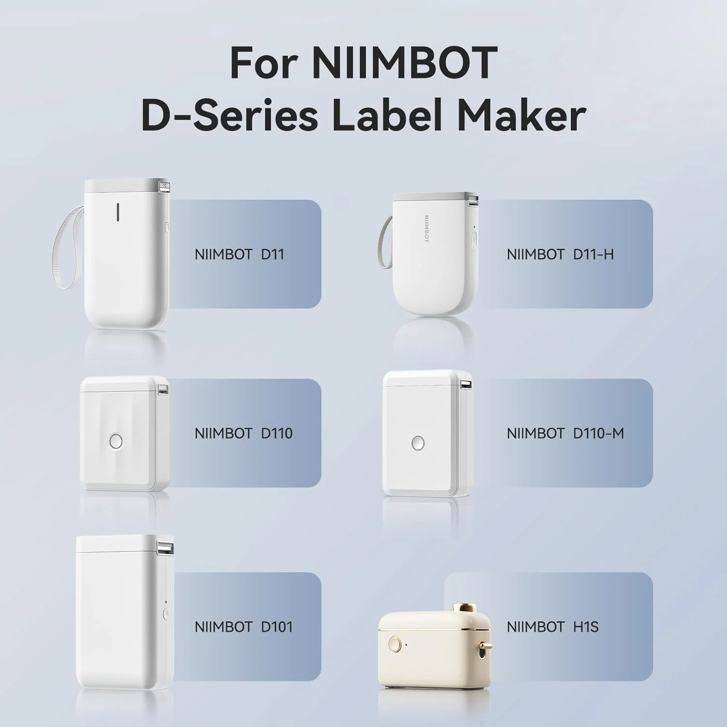 Niimbot D11 D110 D101 H1 Mini Thermal Label Printer Color Paper Waterproof Anti-Oil Scratch-Resistant Tape Sticker Self-Adhesive