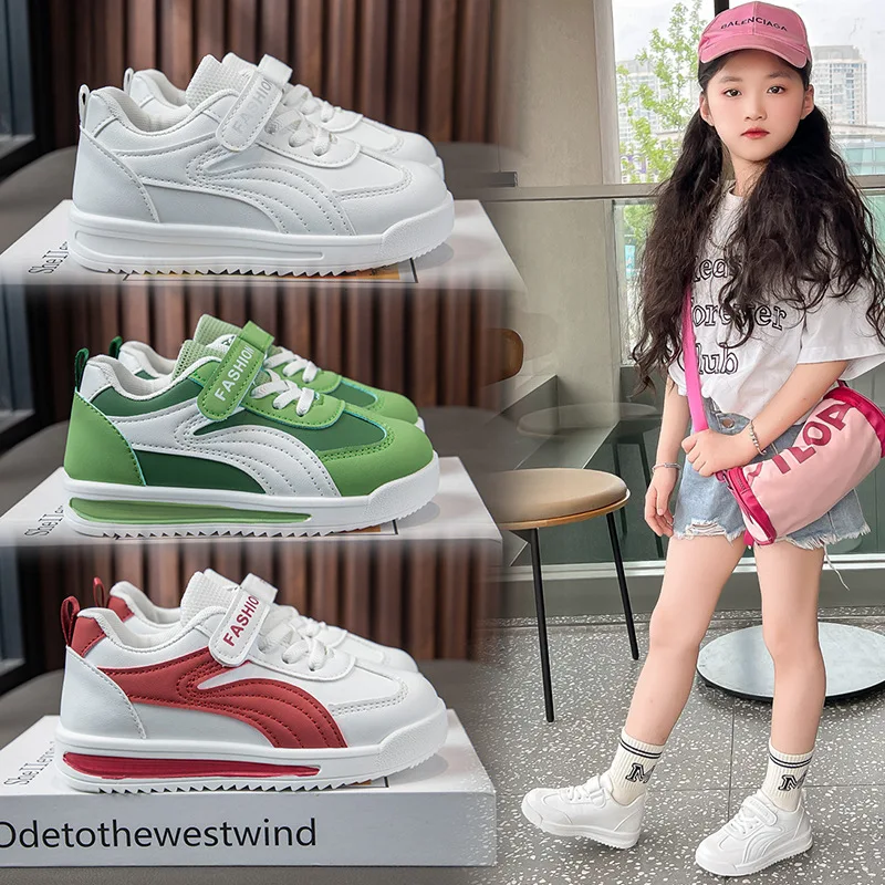 tenis-esportivos-de-couro-pu-para-criancas-tendencia-de-moda-2026-tenis-para-meninos-e-meninas-com-solado-macio-para-atividades-ao-ar-livre