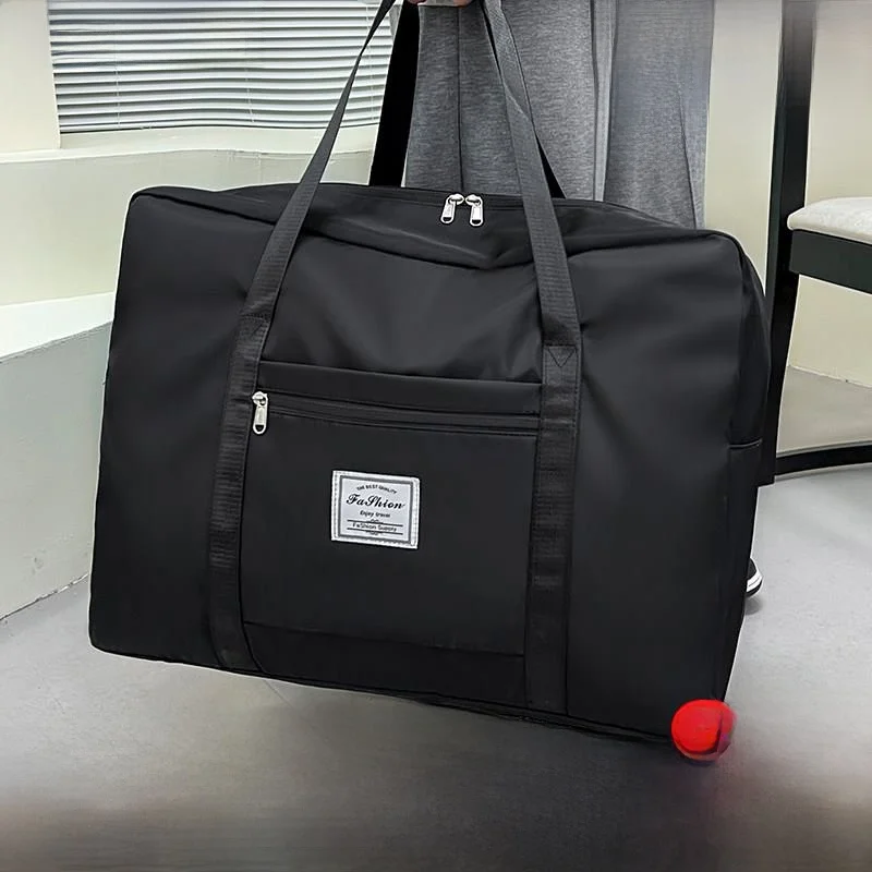 large-capacity-travel-bag-women's-short-trip-clothes-storage-bag-portable-handheld-luggage-bag-quilt-storage-bag
