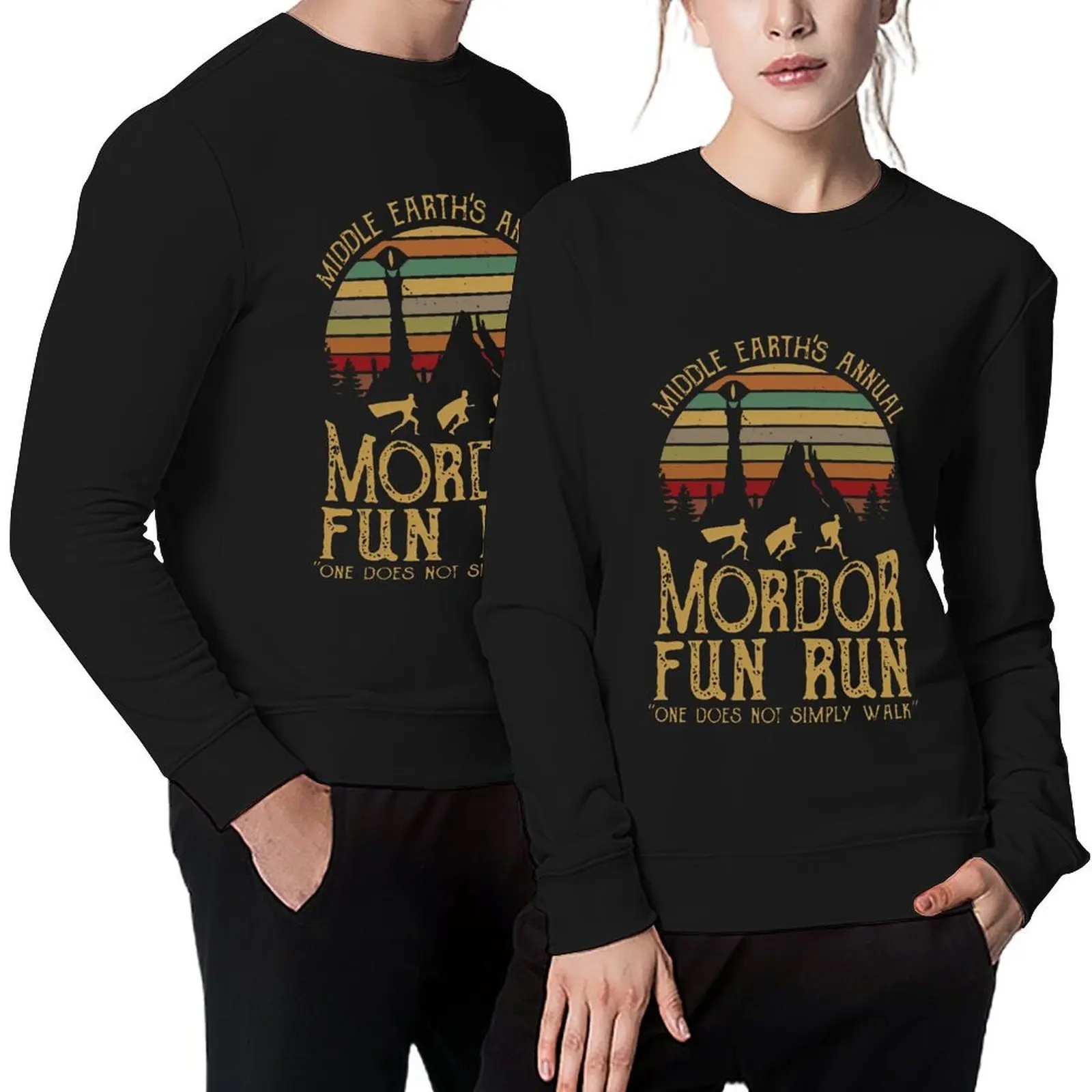 

The Book Fun Mordor Run Pullover korean autumn clothes anime clothes aesthetic clothing mens clothes pullover