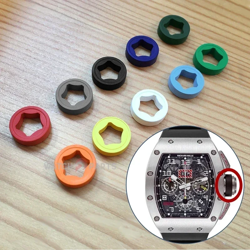 Watch Crown Fluorine FKM Rubber Ring for RM Richard Mille RM011 RM035 RM010 RM055  Original Authentic Watch