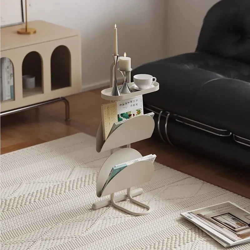 Ins Wind Sofa Side عدد قليل من غرفة المعيشة وشرفة وطاولة القهوة ورف الكتب
