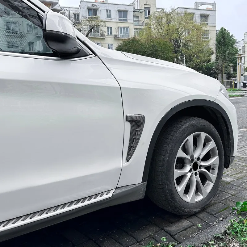 Car Front Side Fender Trim For BMW X5 F15 M Sport 2014-2018 Splitter Spoiler Cover Exterior Tuning Car Accessories