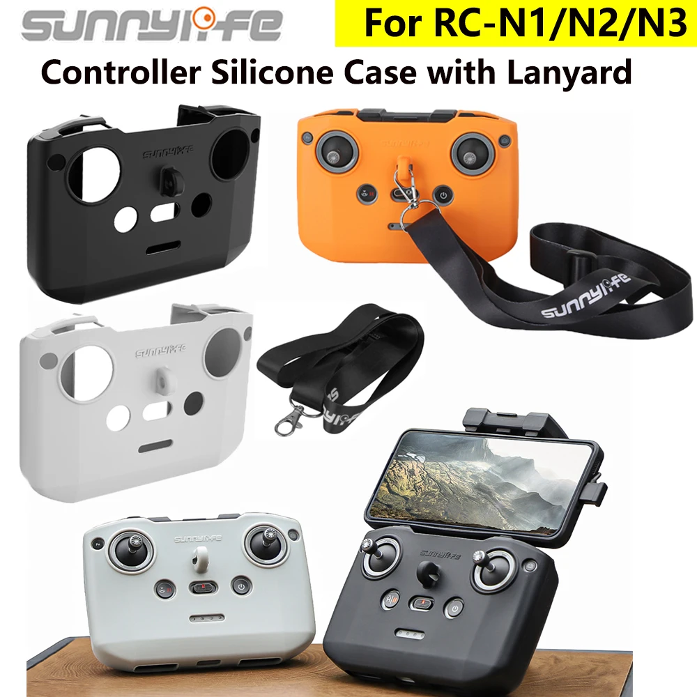 

Sunnylife Silicone Case for DJI Flip/NEO/Mini 4 Pro Drone RC-N1/N2/N3 Remote Control Protective Cover with Lanyard Accessories