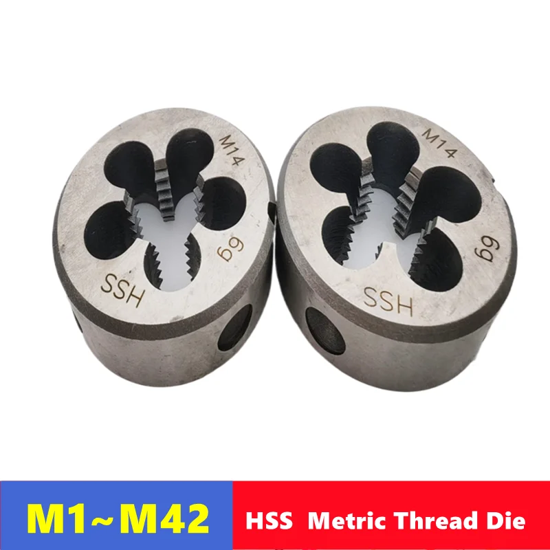 HSS metric plate teeth M1-M42, left and right hands, used for machine tools and manual external thread tapping and maintenance