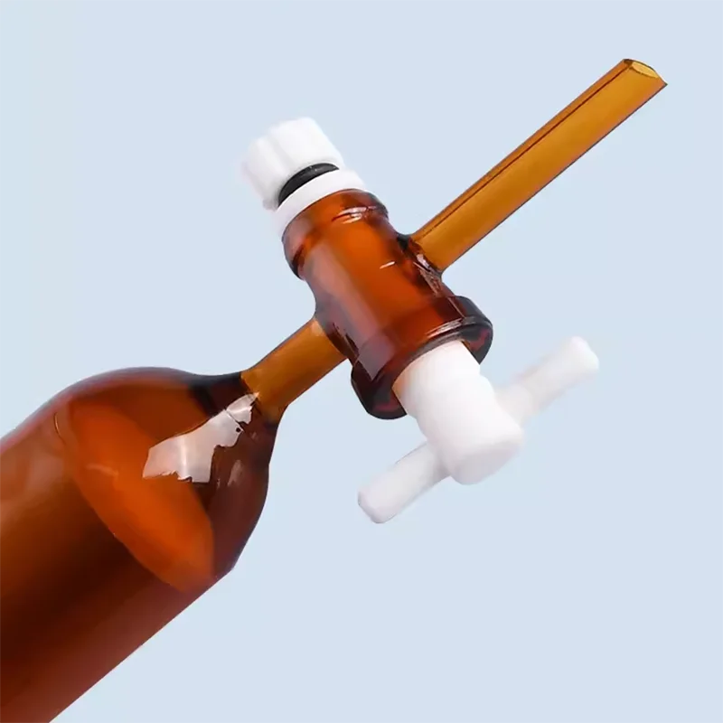 Brown chromatography column, ion exchange column, filter column, standard port PTFE glass column
