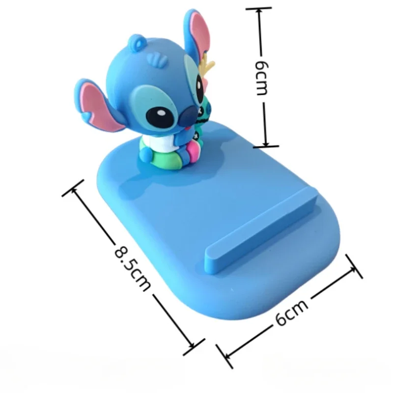 Soporte para Ipad de teléfono móvil Kawaii Stitch, figura de dibujos animados bonita, soporte para teléfono móvil multifunción, adornos de escritorio, regalo de cumpleaños para niños
