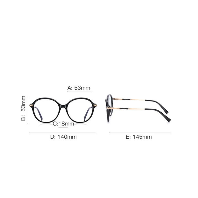 Leopard Frame Round Prescription Glasses Women Men Anti-reflective Anti Blue Rays/Photochromic/Nearsighted Bifocal Spectacles
