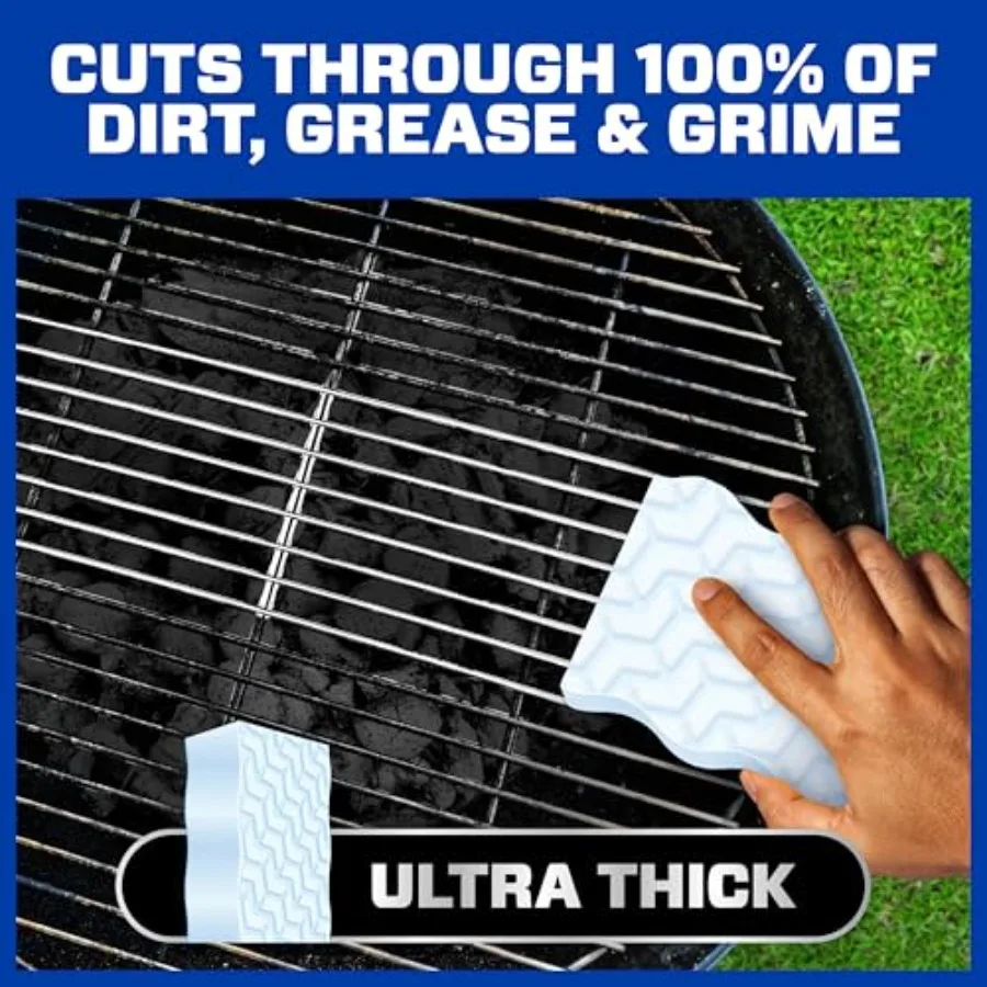 Esponja de borracha mágica, limpador multiuso para cozinha, banheiro, chuveiro, forno, suprimentos de limpeza, pacote variado com 1 ultra grosso 2 ul