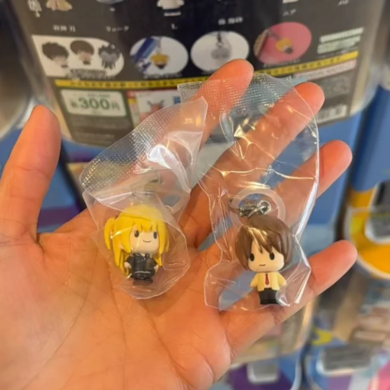 

Genuine Death Note Gashapon Keychain L Light Yagami Misa Amane Nia Ryuk Mini Statue Model Ornament Fans Holiday Gift Toy