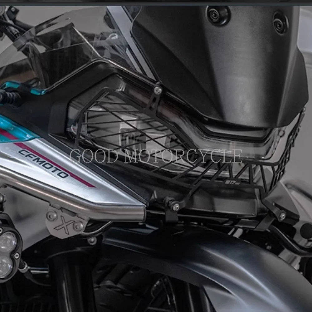 New For CF 800MT-X 800MTX Motorcycle Front Fairing Headlight Head Light Lamp Net Protection Grille Guard Cover Mesh Lampshad