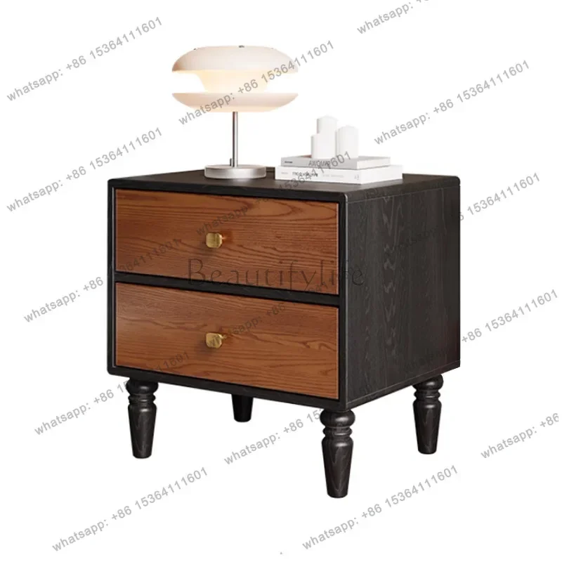 

ld33Wooden Villa Nightstands Retro Modern Vanity Hotel Nightstands New Style Creative Nordic Home Furniture Mesita De Noche