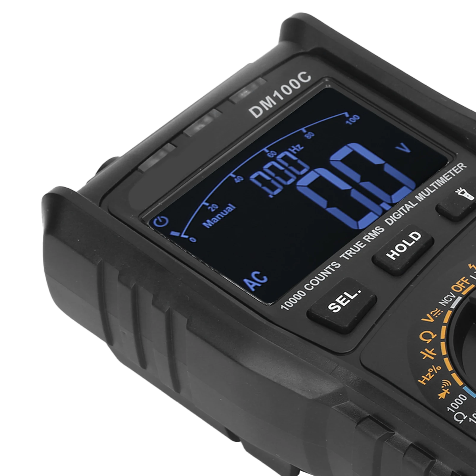 DM100C Digital Multimeter with Automatic Shutdown After 15 Minutes Inactivity for Energy Saving Portable Electrical Testing