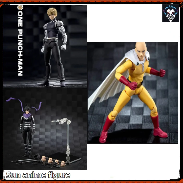 In Stock Dasin/Great Toys/GT Model One Punch Man Saitama Genos 1/12 14cm/5.5 Inch  PVC Action Figure Toys Gift