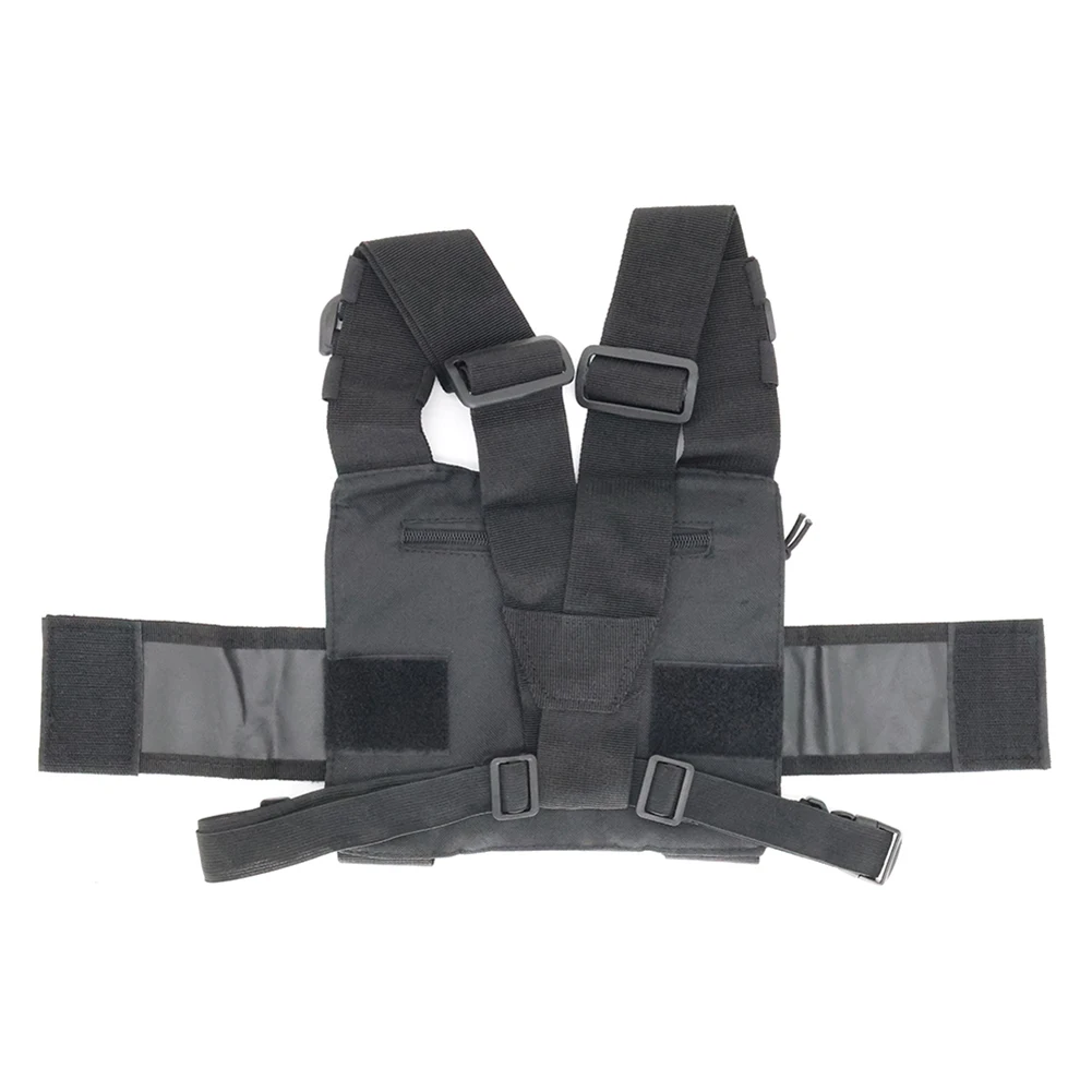 Radio Harness Chest Front Pack Adjustable Strap Vest Rig Carry Bag Lightweight for Baofeng UV-5R UV-82/BF-888S TYT/Motorola ICOM