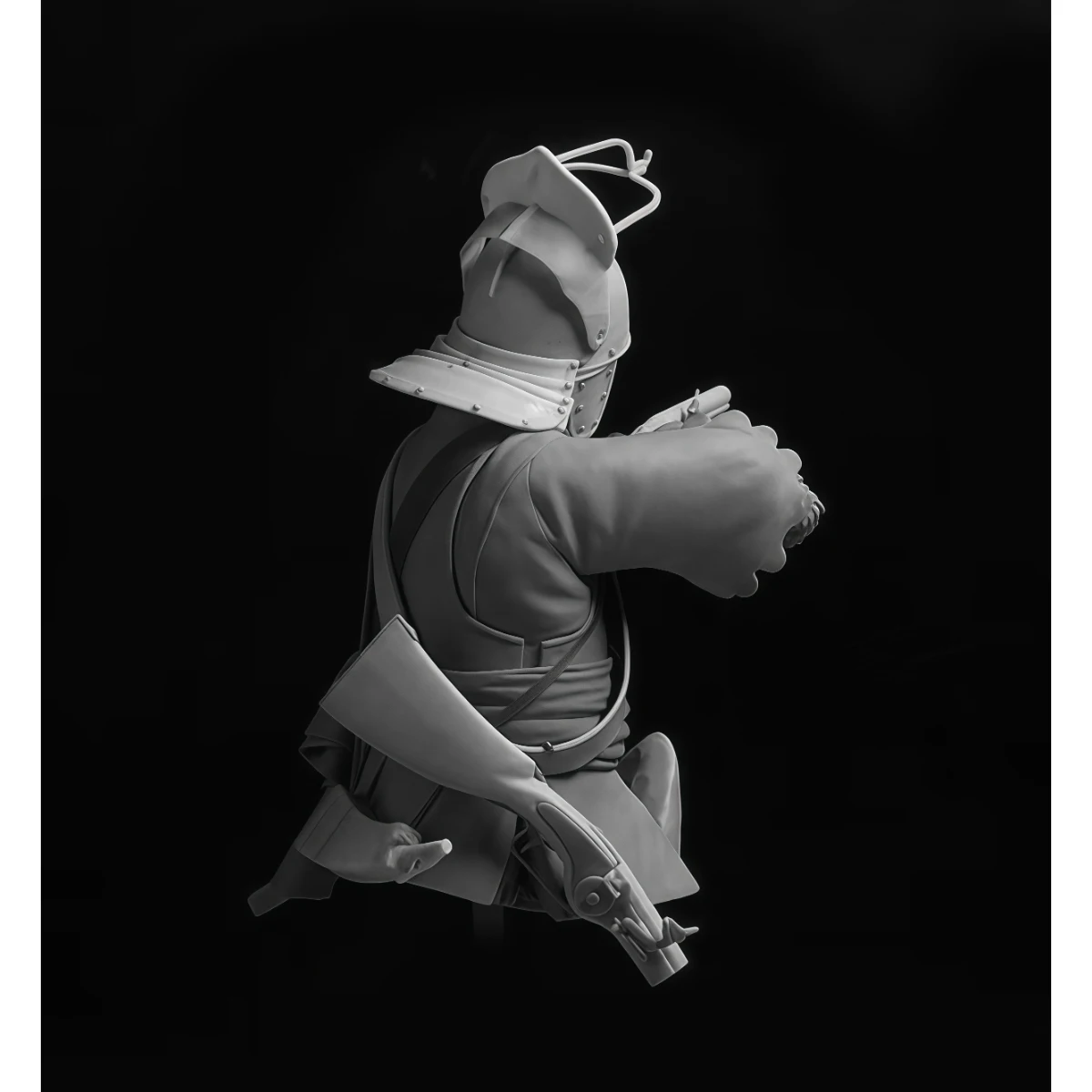 

Набор для сборки модели из смолы в масштабе 1/10, военная тематика, бюст солдата, в разобранном и неокрашенном виде, GK