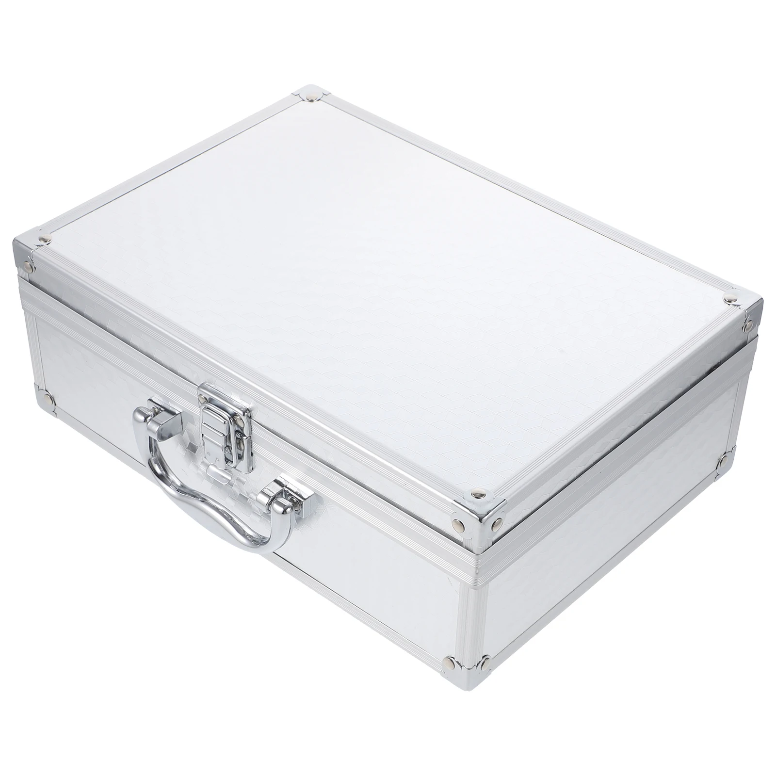 

Aluminum Alloy Tool Case High Hardness Rust Resistant Portable for Tool Organization Travel Metal Storage Case
