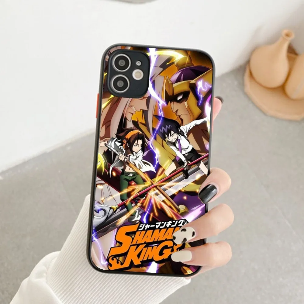 Anime Shaman King Phone Case For IPhone 14 11 12 13 Mini Pro Max 8 7 Plus X XR XS MAX Translucent Matte Cover