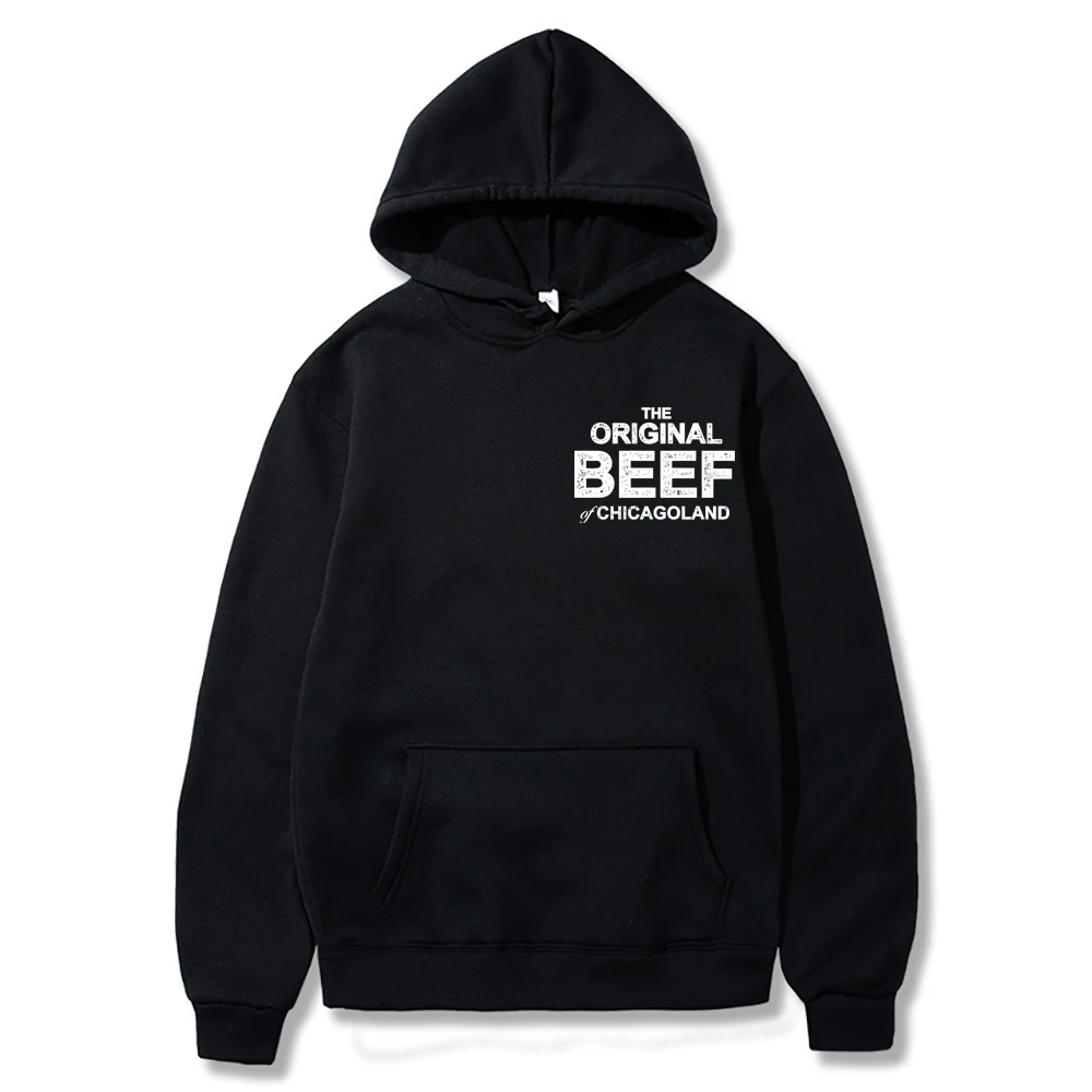 The Original Beef of Chicagoland Hoodie TV Show The Bear Shirt Richie Carmy Beef Sandwich Shop Pocket Graphic Hoodies Trendy Top