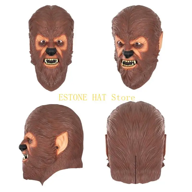 Masque tête d'orang-outan d'halloween 49MF, Costume pour femmes hommes, fête Cosplay, masque d'orang-outan effrayant,