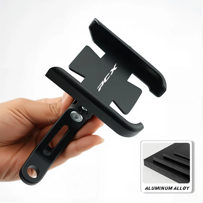 Motorcycle Phone Holder 360° Rotation Aluminum Alloy Bracket Handlebar Mount For PCX PCX125 PCX150 PCX 125 150 ADV150  ADV350