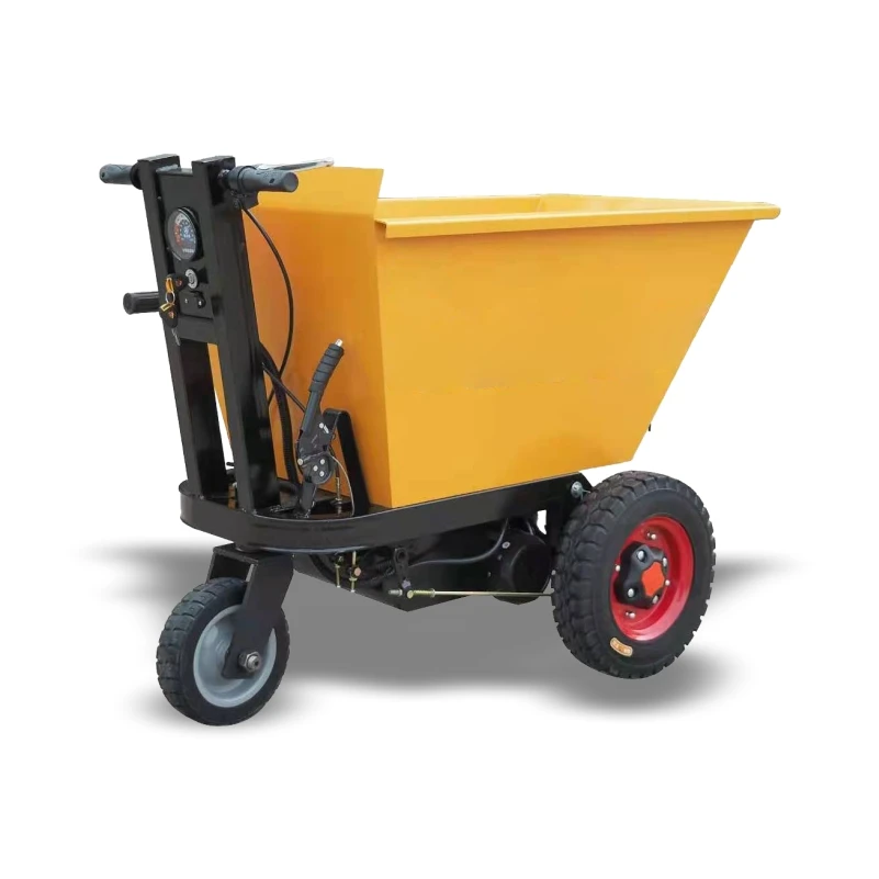 Chinese Wheelbarrows 48v Garbage Truck Carts Tipper Portable Tipper Tool Carts