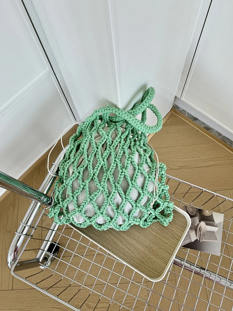 

Cross-border Niche Handbags New Hollowed Out Woven Women's Handbag