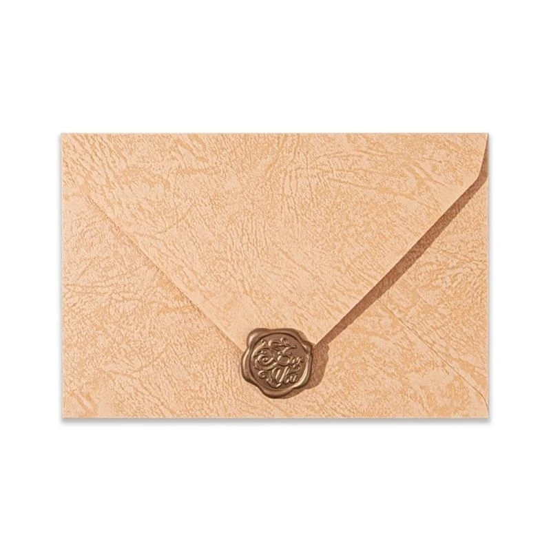 مجموعة القرطاسية الورقية كتابة عتيقة مع 6 خطاب ورقة ورقة 3 مظاريف 3 ملصق ختم الختم لحفل الزفاف عيد الحب