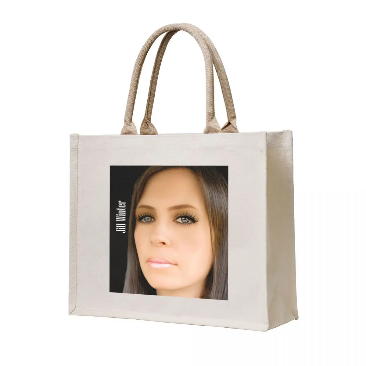 

Jill Winter It's All In The Eyes Head Shot Tote Bag tote bags men Women's shopping bag Big bag women Shopper