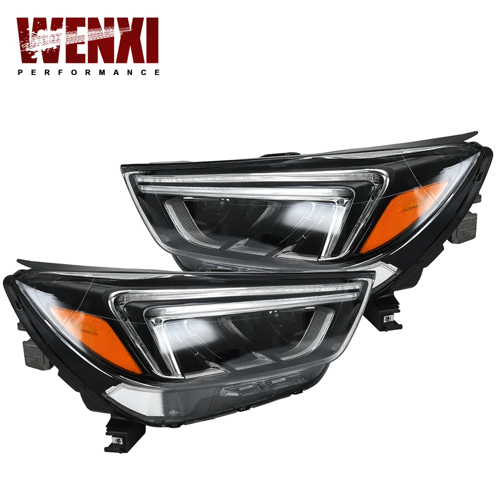 Left Driver / Right Passenger Side Headlight Headlamp 42740097 42740098 For Buick Encore 4 Cyl 1.4L 17-22 42566570 42566571 