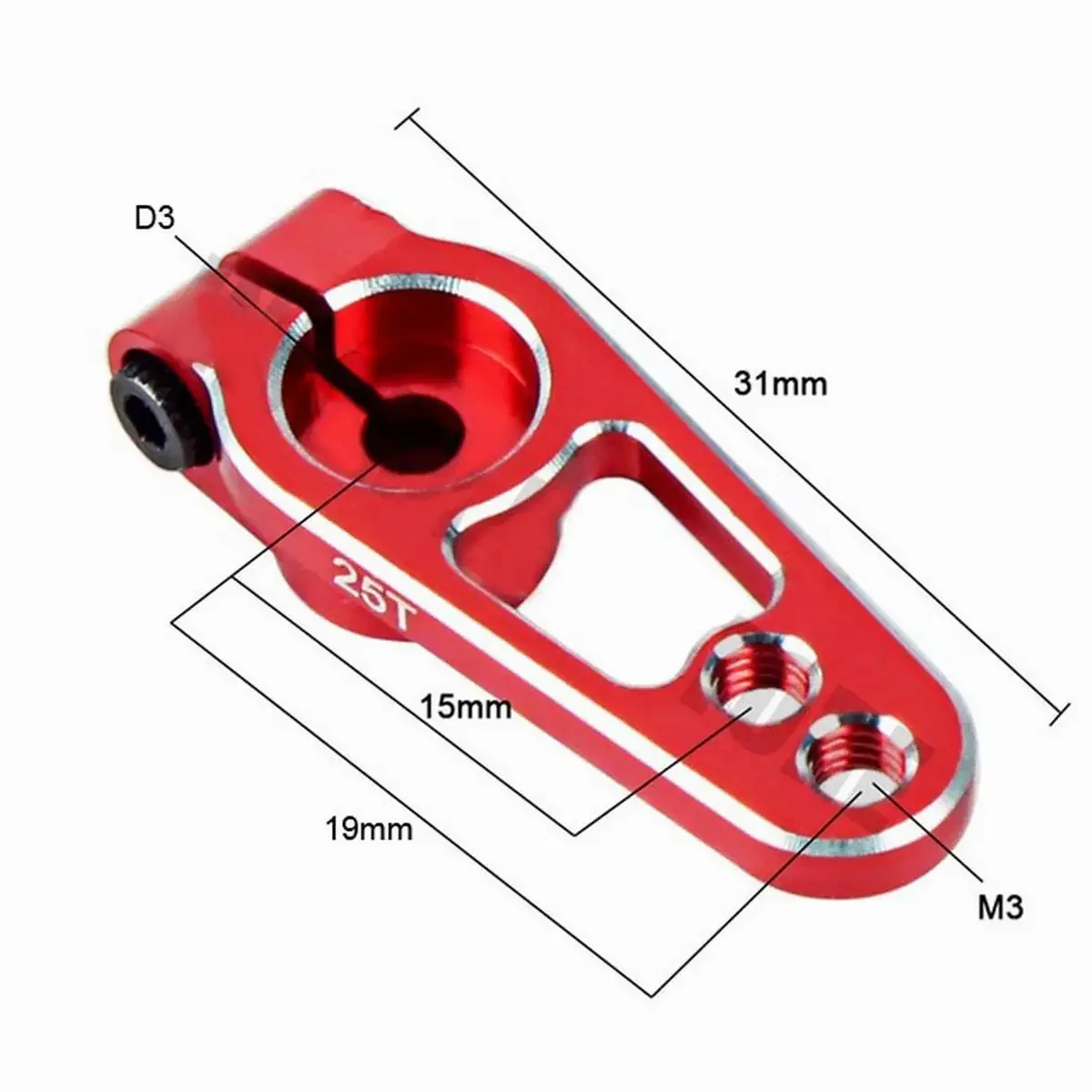 Aluminum 25T Servo Arm Horn for MG995 MG996R MG946 Metal Gear Servo RC Car Aircraft Helicopter Boat